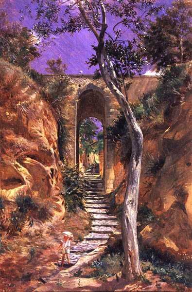 Puente en Vico, 1858 de Nikolai Nikolajevitch Gay